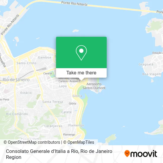 Consolato Generale d'Italia a Rio map
