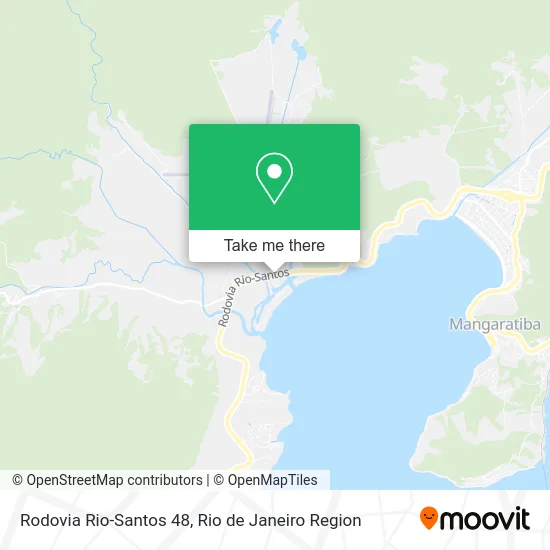 Rodovia Rio-Santos 48 map