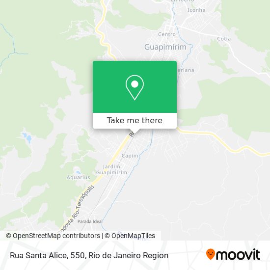 Rua Santa Alice, 550 map