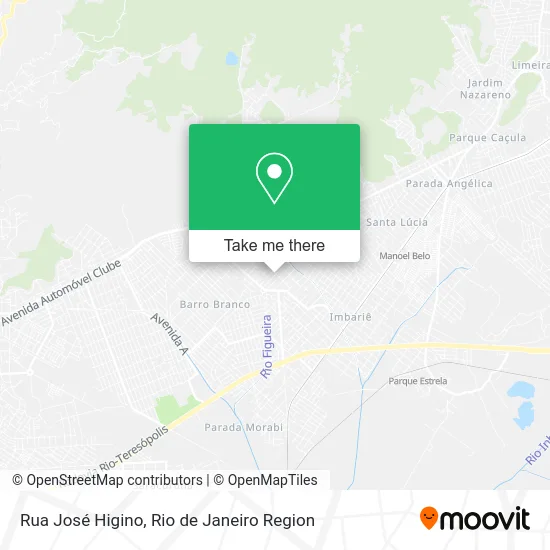 Rua José Higino map