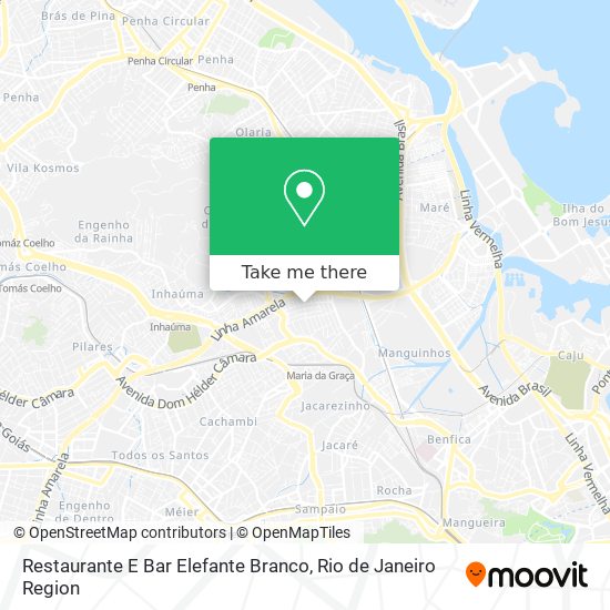 Mapa Restaurante E Bar Elefante Branco