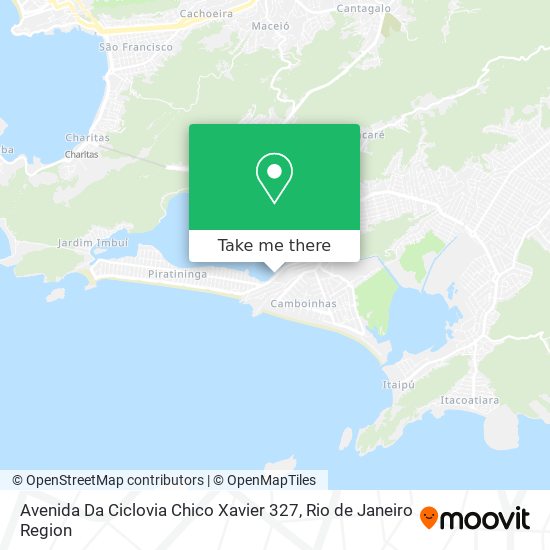 Avenida Da Ciclovia Chico Xavier 327 map