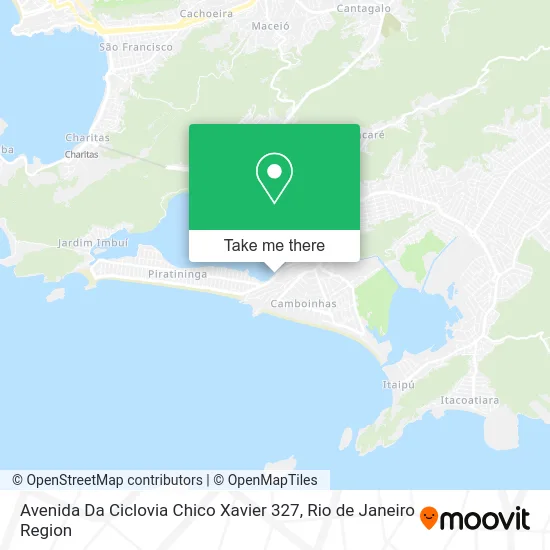 Avenida Da Ciclovia Chico Xavier 327 map