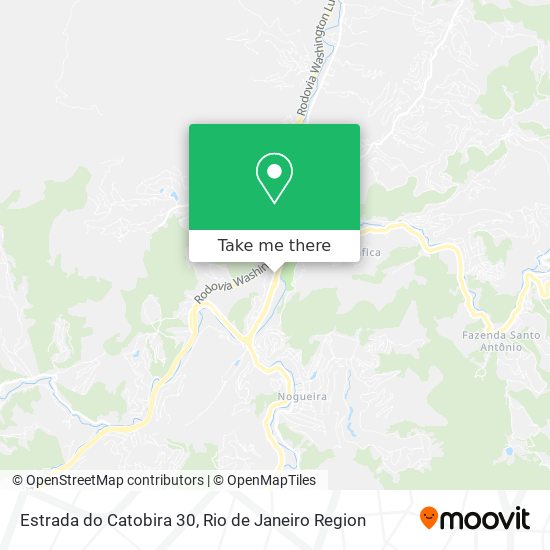 Estrada do Catobira 30 map