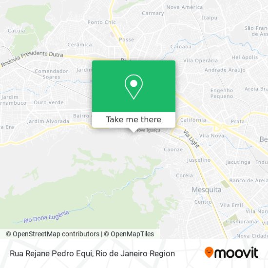 Rua Rejane Pedro Equi map