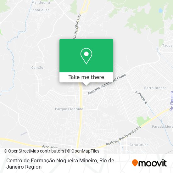 Centro de Formação Nogueira Mineiro map