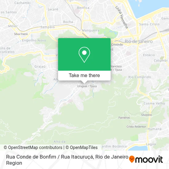 Rua Conde de Bonfim / Rua Itacuruçá map
