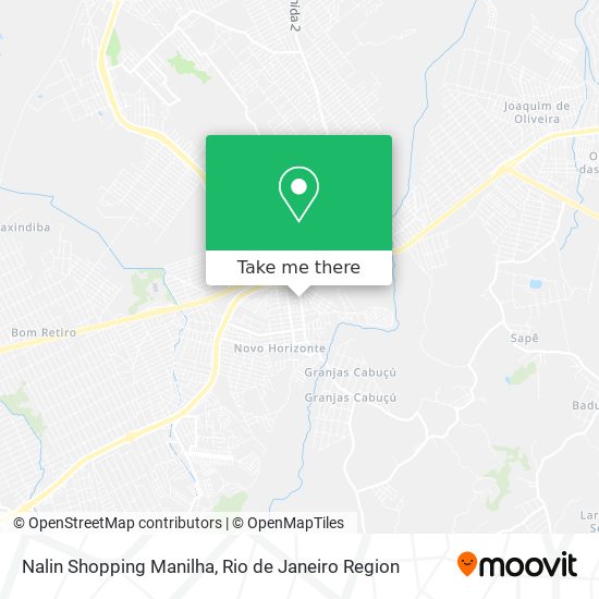 Mapa Nalin Shopping Manilha