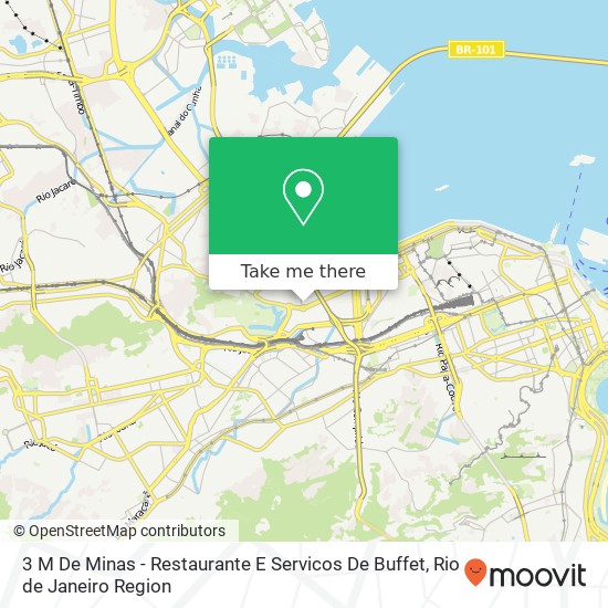 Mapa 3 M De Minas - Restaurante E Servicos De Buffet