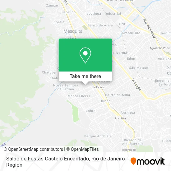 Salão de Festas Castelo Encantado map