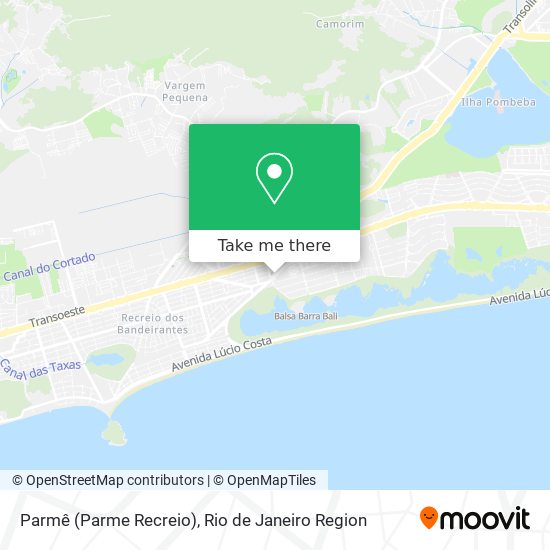 Parmê (Parme Recreio) map