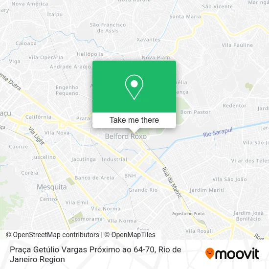 Praça Getúlio Vargas Próximo ao 64-70 map