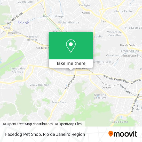 Facedog Pet Shop map