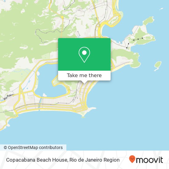 Copacabana Beach House map