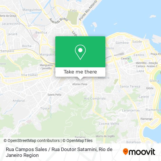 Mapa Rua Campos Sales / Rua Doutor Satamini