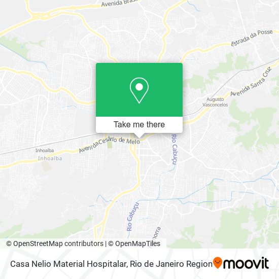 Casa Nelio Material Hospitalar map