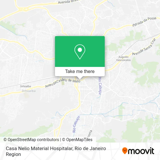 Casa Nelio Material Hospitalar map