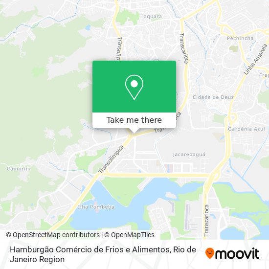 Hamburgão Comércio de Frios e Alimentos map