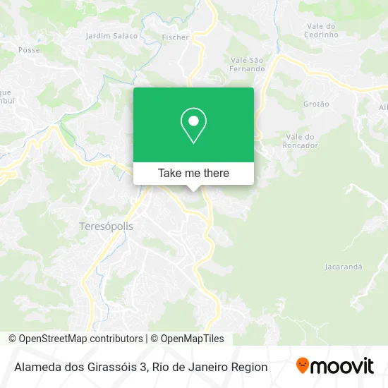 Alameda dos Girassóis 3 map