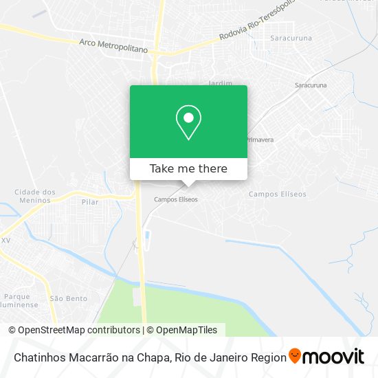 Chatinhos Macarrão na Chapa map