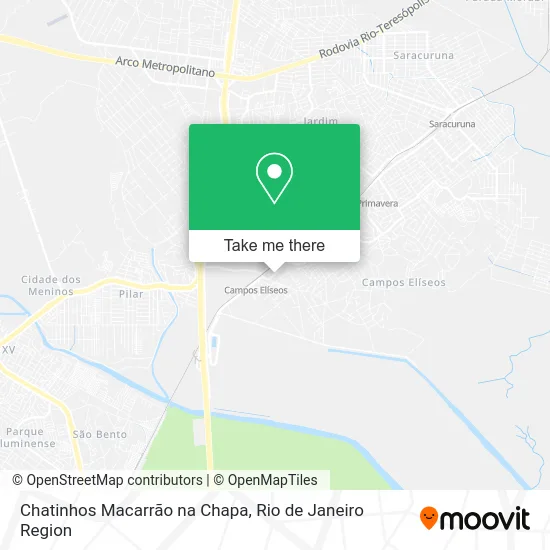 Chatinhos Macarrão na Chapa map