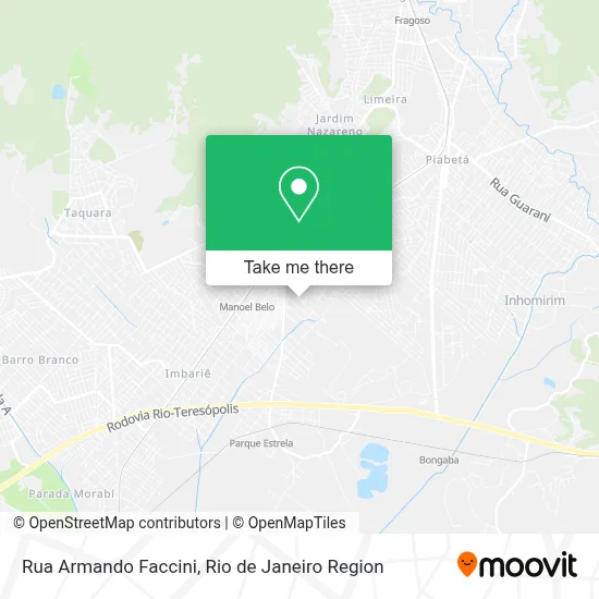 Rua Armando Faccini map