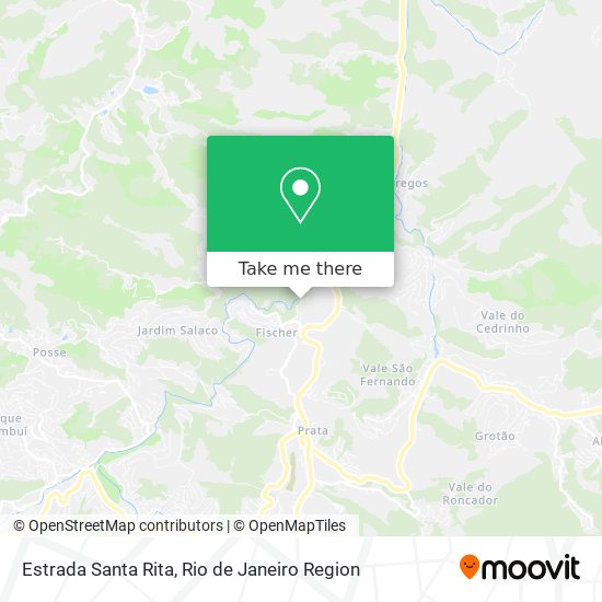 Mapa Estrada Santa Rita