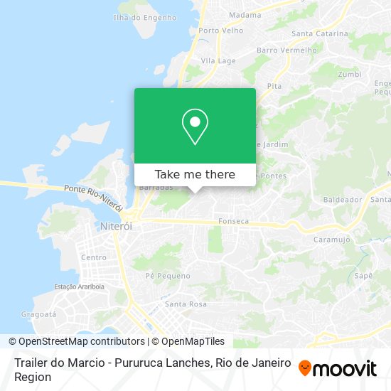 Mapa Trailer do Marcio - Pururuca Lanches