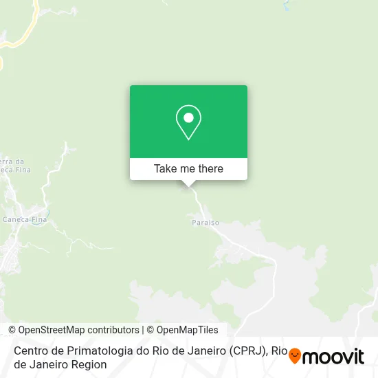 Centro de Primatologia do Rio de Janeiro (CPRJ) map