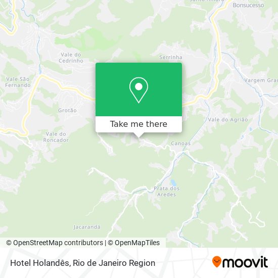 Hotel Holandês map