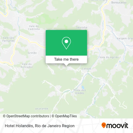 Hotel Holandês map
