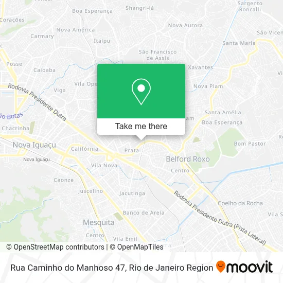 Rua Caminho do Manhoso 47 map