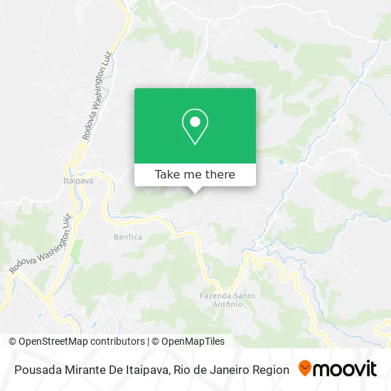 Pousada Mirante De Itaipava map