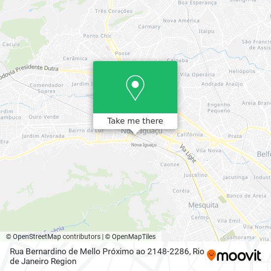 Rua Bernardino de Mello Próximo ao 2148-2286 map