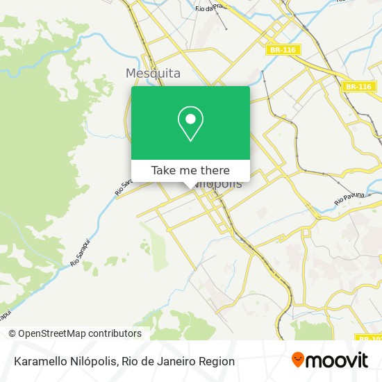 Mapa Karamello Nilópolis