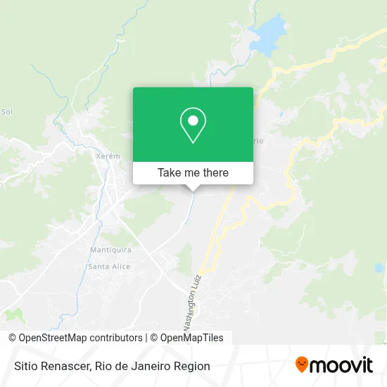 Sitio Renascer map