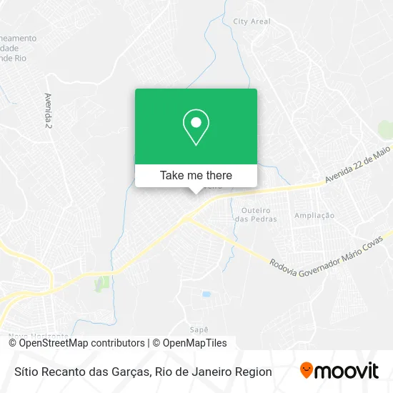 Sítio Recanto das Garças map