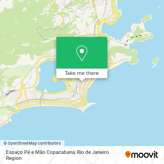 Espaço Pé e Mão Copacabana map