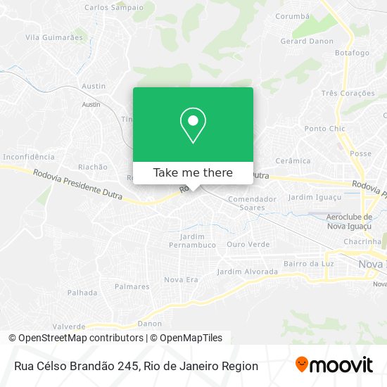 Rua Célso Brandão 245 map