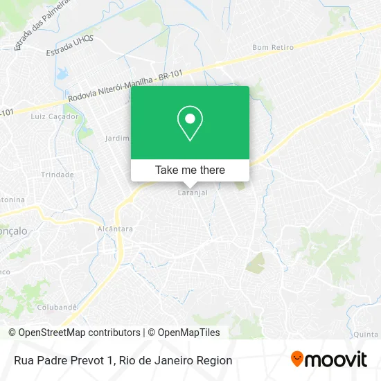 Rua Padre Prevot 1 map