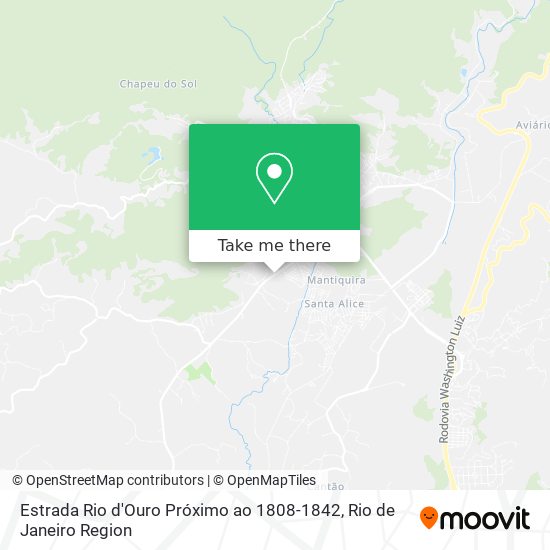 Estrada Rio d'Ouro Próximo ao 1808-1842 map