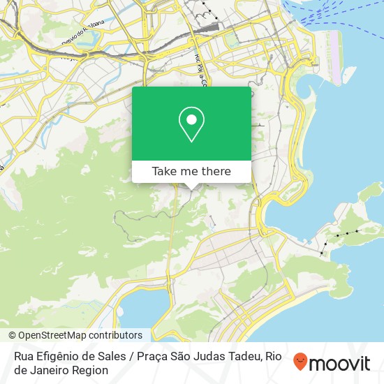Mapa Rua Efigênio de Sales / Praça São Judas Tadeu