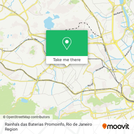 Rainha's das Baterias Promoinfo map