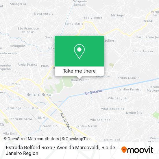 Estrada Belford Roxo / Avenida Marcovaldi map