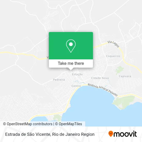 Estrada de São Vicente map