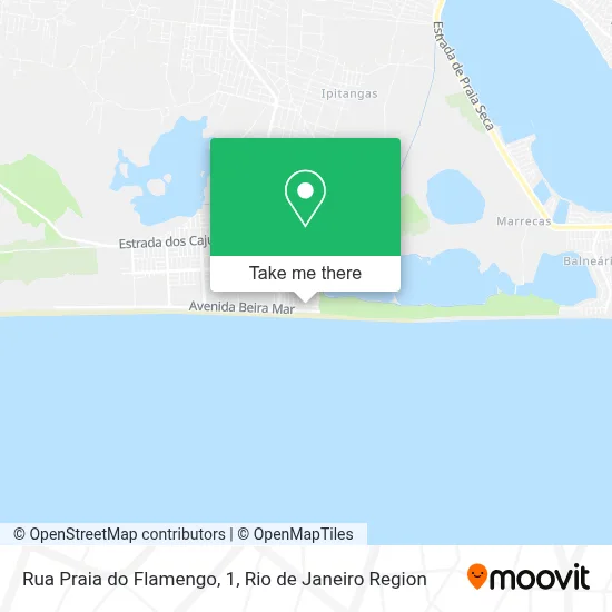 Rua Praia do Flamengo, 1 map