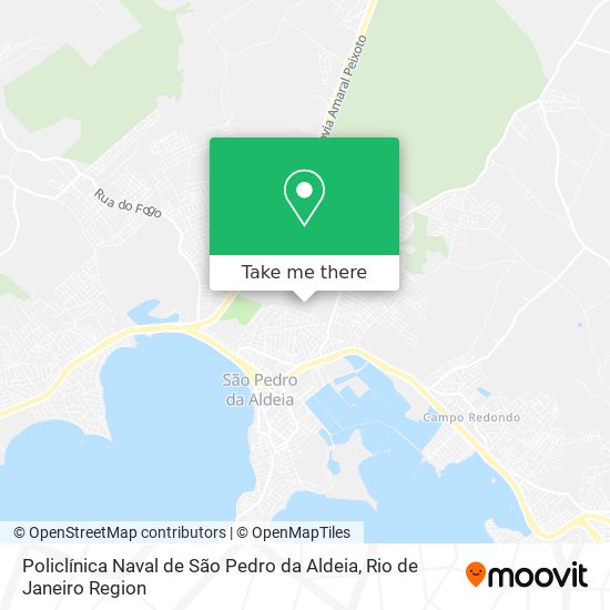 Policlínica Naval de São Pedro da Aldeia map