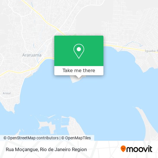 Rua Moçangue map