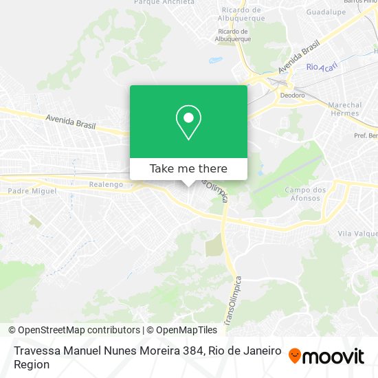 Travessa Manuel Nunes Moreira 384 map