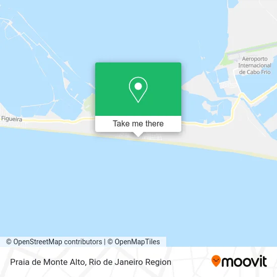 Praia de Monte Alto map